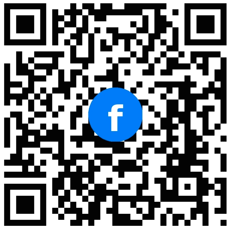 QR code linking to Amanda's Pane In The Glass Facebook page